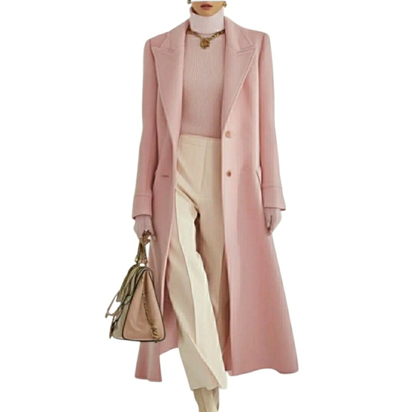 Jackets & Blazers - NEW! Beautiful Woman's Long Pink Coat
